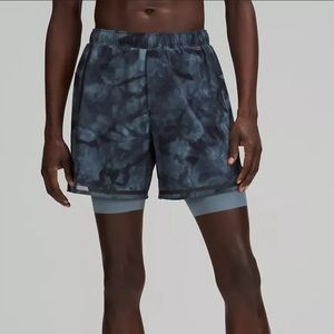 NWT Lululemon surge short 6” lined. *bold lines. Men’s SML